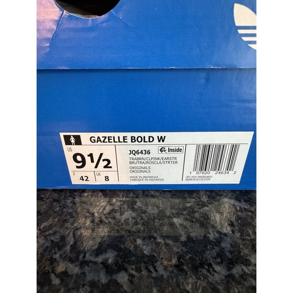 Adidas Originals Gazelle Bold Suede Platform Sneakers Women's - JQ6436 Sz 9.5 - Picture 8 of 8